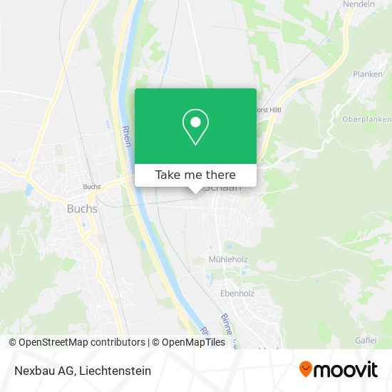 Nexbau AG map