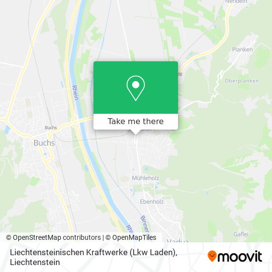 Liechtensteinischen Kraftwerke (Lkw Laden) map