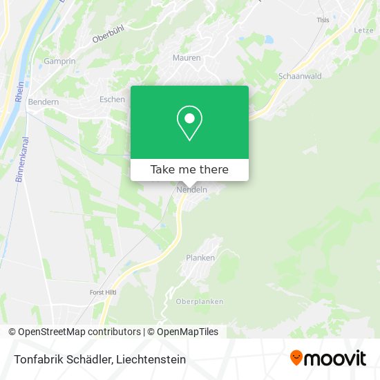 Tonfabrik Schädler map