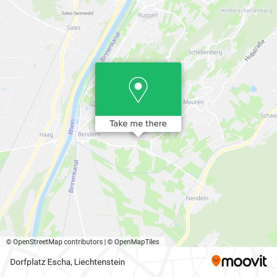 Dorfplatz Escha map
