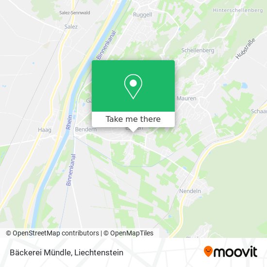 Bäckerei Mündle map