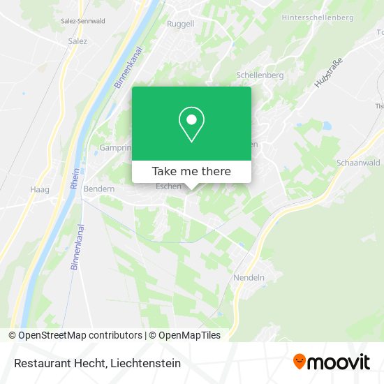 Restaurant Hecht map