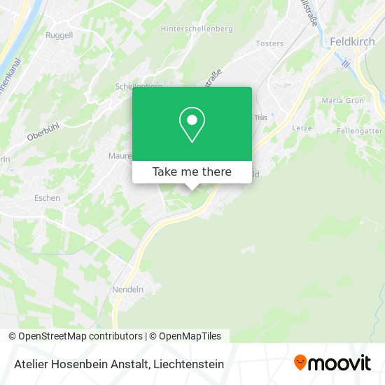 Atelier Hosenbein Anstalt map