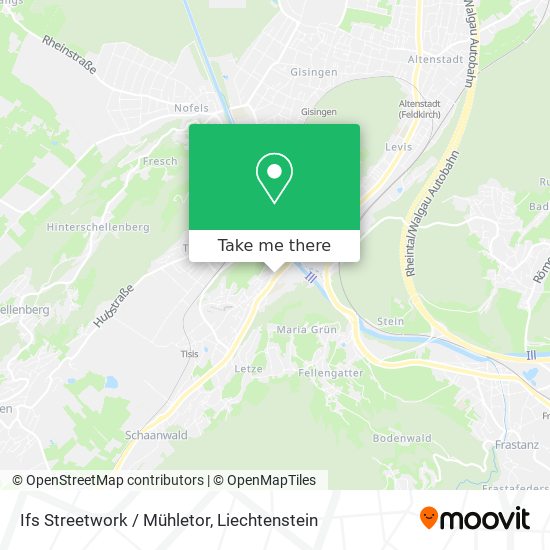 Ifs Streetwork / Mühletor map