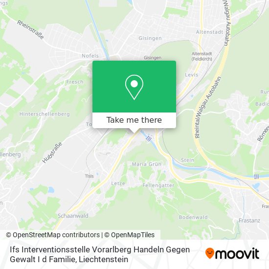 Ifs Interventionsstelle Vorarlberg Handeln Gegen Gewalt I d Familie map