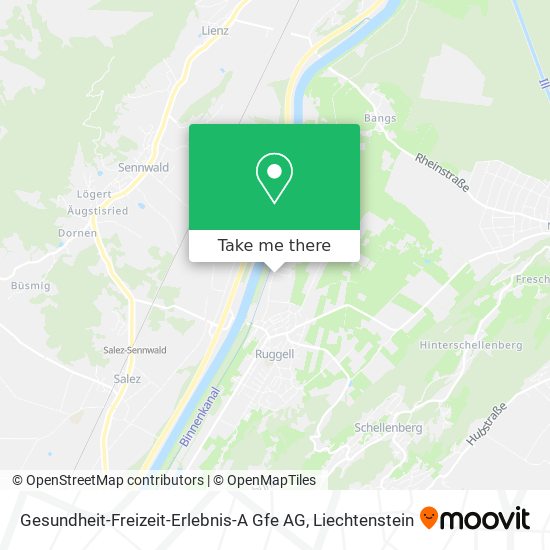 Gesundheit-Freizeit-Erlebnis-A Gfe AG map