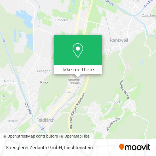 Spenglerei Zerlauth GmbH map