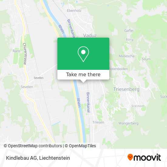 Kindlebau AG map