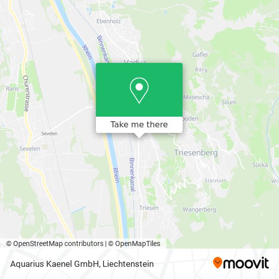 Aquarius Kaenel GmbH map
