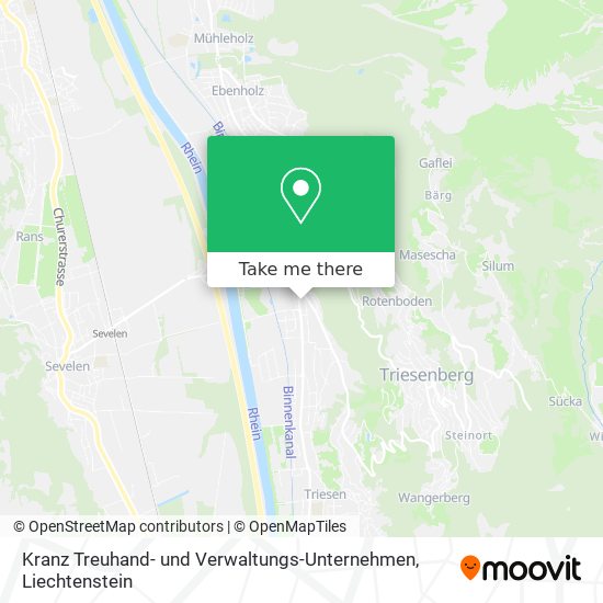 Kranz Treuhand- und Verwaltungs-Unternehmen map