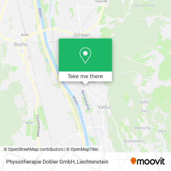 Physiotherapie Dobler GmbH map