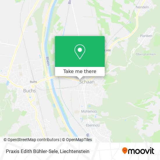 Praxis Edith Bühler-Sele map