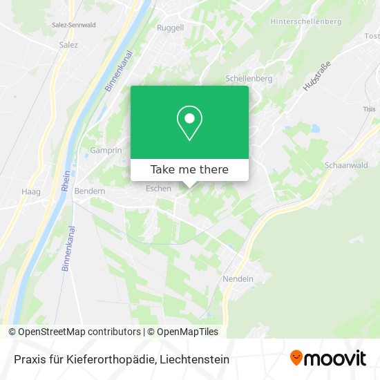 Praxis für Kieferorthopädie map