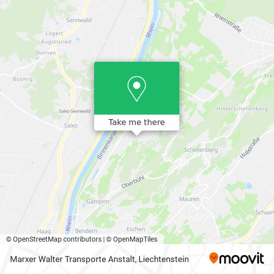 Marxer Walter Transporte Anstalt map