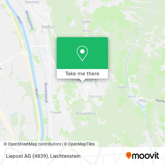 Liepost AG (4839) map