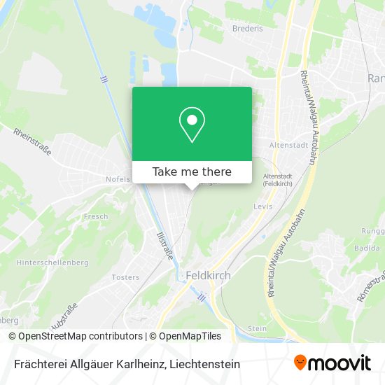 Frächterei Allgäuer Karlheinz map
