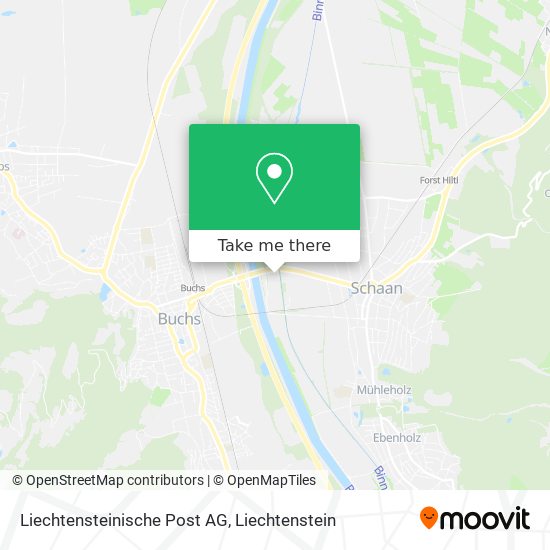 Liechtensteinische Post AG map