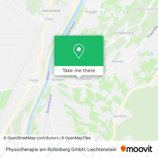 Physiotherapie am Rofenberg GmbH map