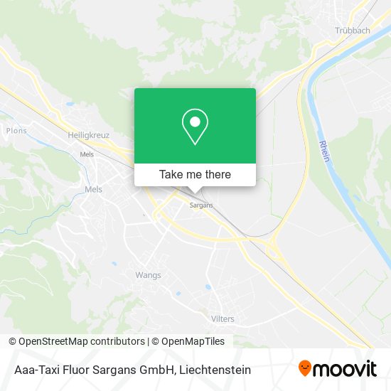 Aaa-Taxi Fluor Sargans GmbH map