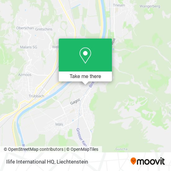 Ilife International HQ map