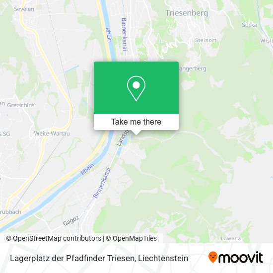 Lagerplatz der Pfadfinder Triesen map