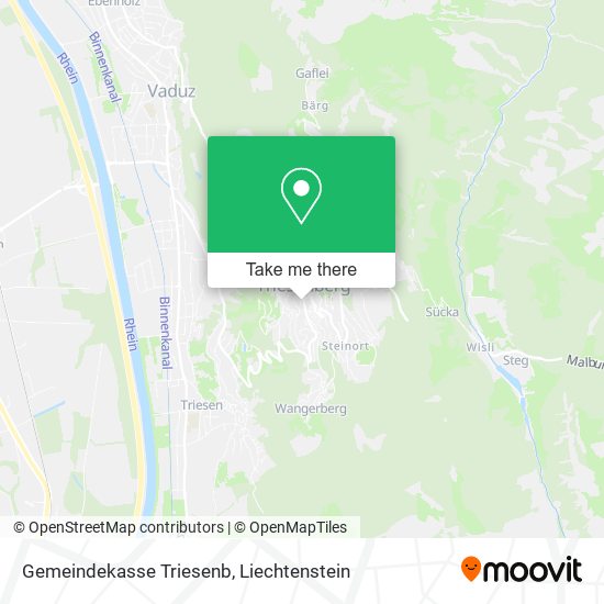 Gemeindekasse Triesenb map