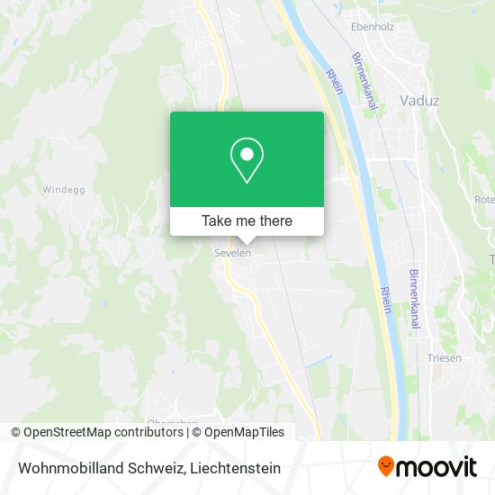 Wohnmobilland Schweiz map