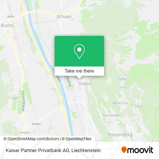 Kaiser Partner Privatbank AG map
