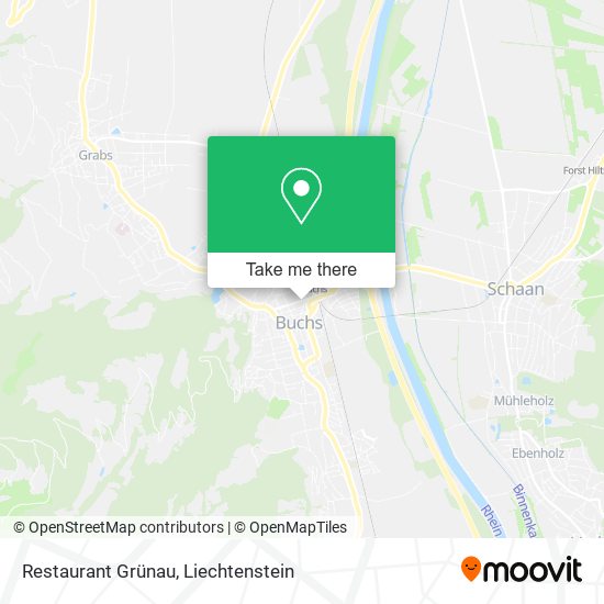 Restaurant Grünau map