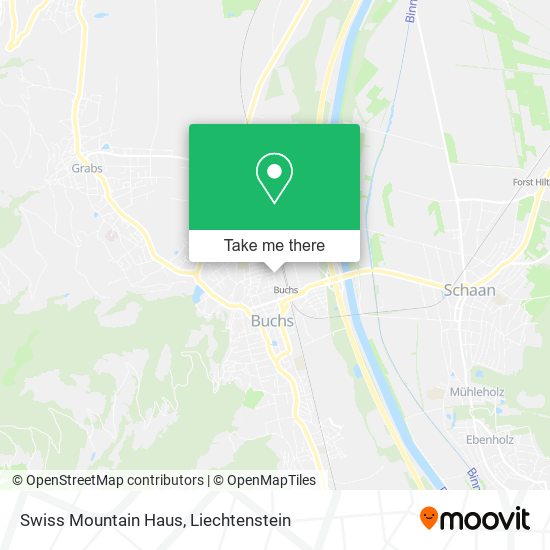 Swiss Mountain Haus map
