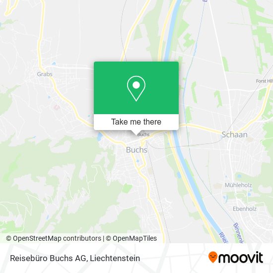 Reisebüro Buchs AG map