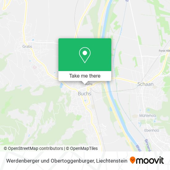 Werdenberger und Obertoggenburger map