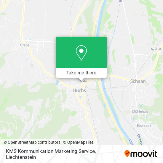 KMS Kommunikation Marketing Service map