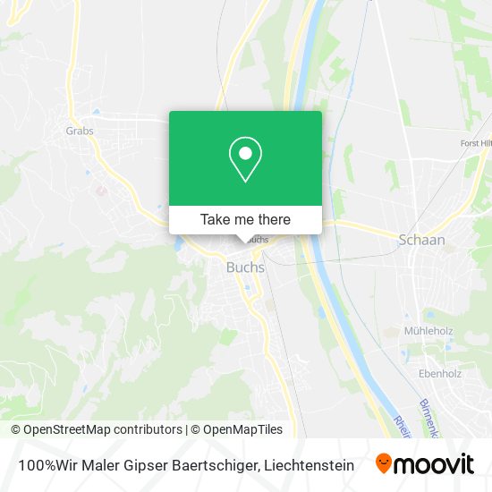 100%Wir Maler Gipser Baertschiger map