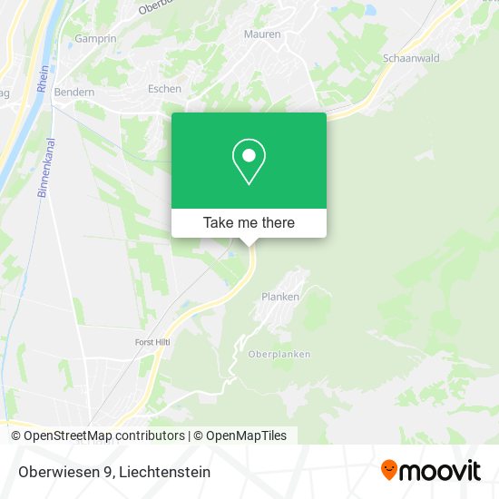 Oberwiesen 9 map