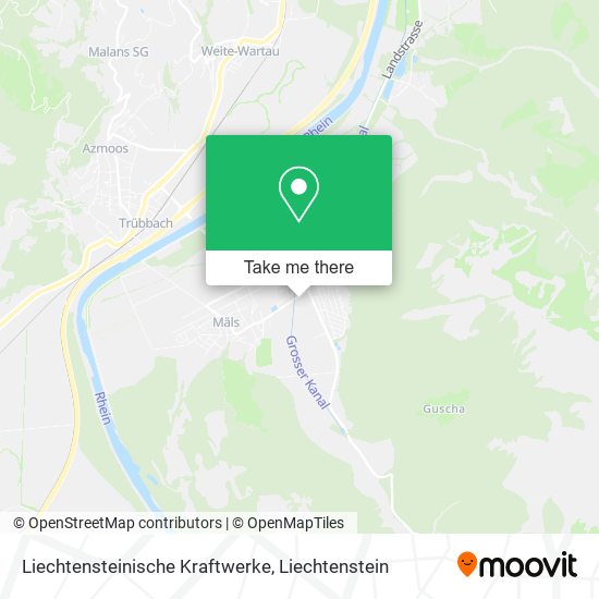 Liechtensteinische Kraftwerke map