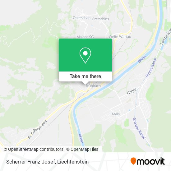 Scherrer Franz-Josef map