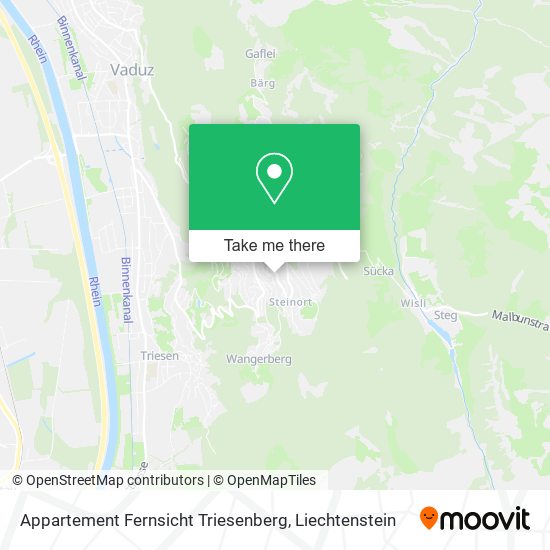 Appartement Fernsicht Triesenberg map