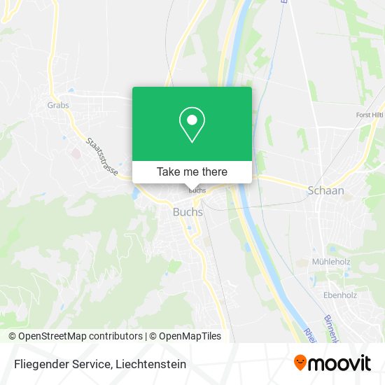 Fliegender Service map