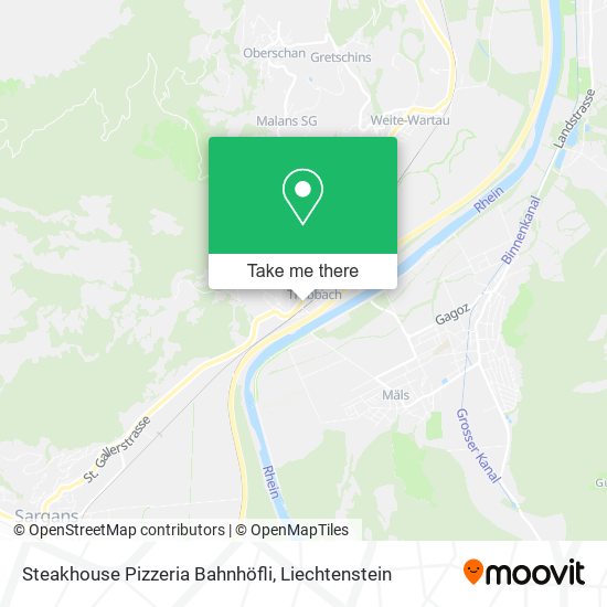 Steakhouse Pizzeria Bahnhöfli map