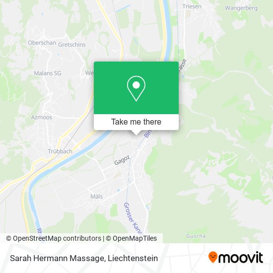 Sarah Hermann Massage map