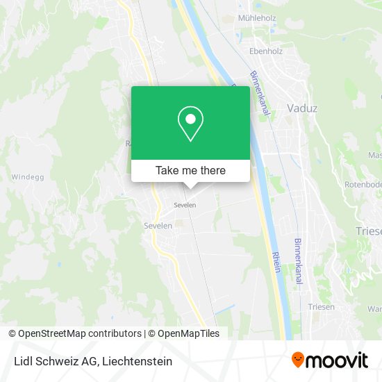 Lidl Schweiz AG map