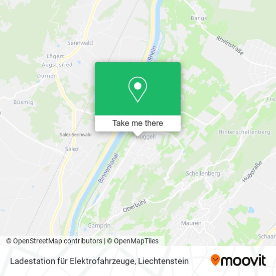 Ladestation für Elektrofahrzeuge map