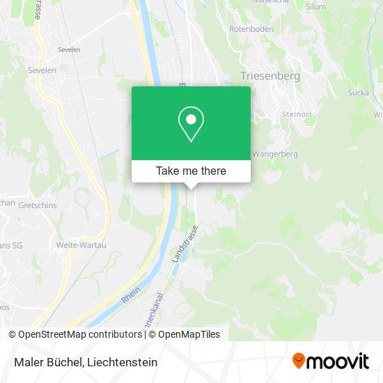 Maler Büchel map
