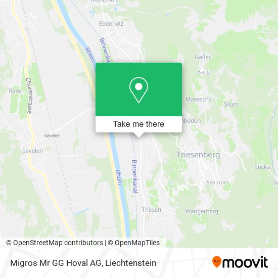 Migros Mr GG Hoval AG map