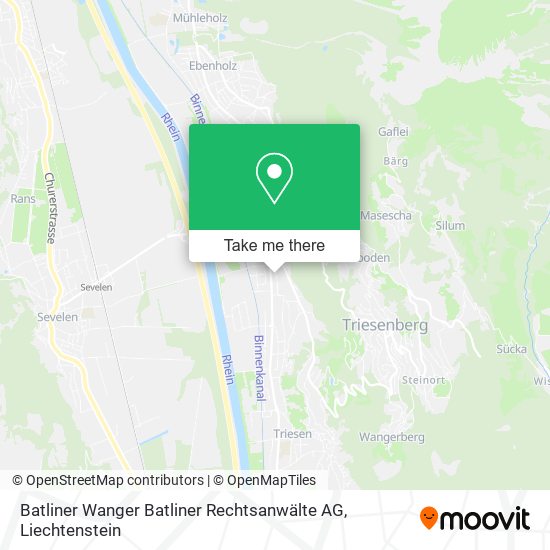 Batliner Wanger Batliner Rechtsanwälte AG map