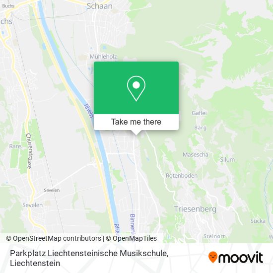 Parkplatz Liechtensteinische Musikschule map