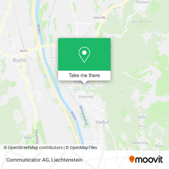 Communicator AG map