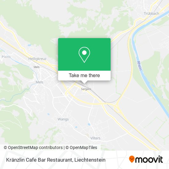 Kränzlin Cafe Bar Restaurant map