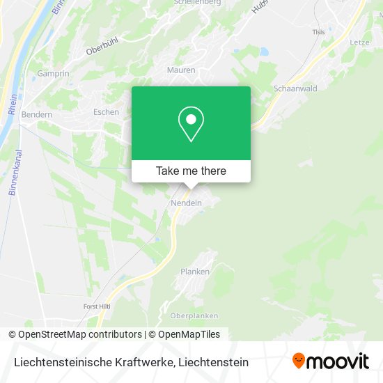 Liechtensteinische Kraftwerke map